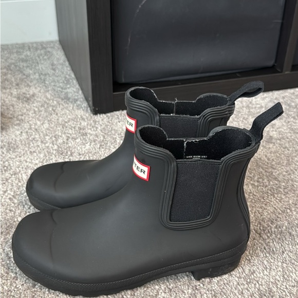 Hunter Shoes - Hunter Matte Black Chelsea Boots